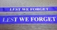 LEST WE FORGET RIBBON 45mm SATIN