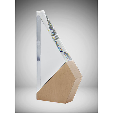 1290E crystal and timber (beech) triangle $115.00