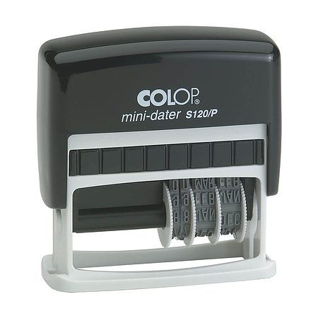 Colop S120P self inking date stamp with die plate $48.00