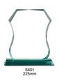 S401 225mm shield shape jade glass  $125.00
