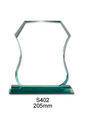 S402 205mm shield shape jade glass $105.00