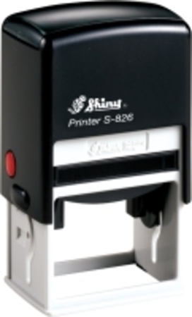 Shiny 826 self inking stamp with 41 x 24mm die plate $44.00