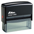 Shiny 833 self inking stamp with 82 x 25mm die plate ($54.00)