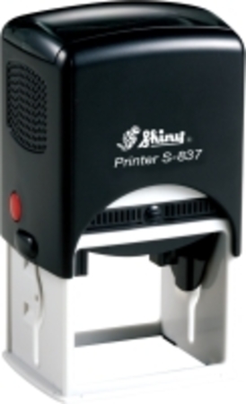 Shiny 837 self inking stamp with 50 x 40mm die plate ($49.00)