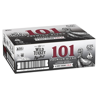 WILD TURKEY 101 and  ZERO SUGAR COLA  6.5% 24 x 375ML CANS  - Image 1