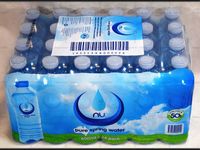 NU NATURAL SPRING WATER 24 X 600ML CARTON - Image 1