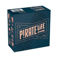 PIRATE LIFE TROPICAL PALE ALE 4.8% 16 x 355ML CANS CARTON - Image 1