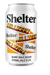 SHELTER 5.2% SURF WAX SOUR 4 PACK x 375ML CANS - Image 1