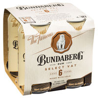 BUNDABERG SELECT VAT and COLA 4 x 375ML CANS - Image 1