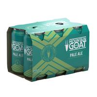 MOUNTAIN GOAT PALE ALE 5.2% 6 PACK x CANS 375ML - Image 1