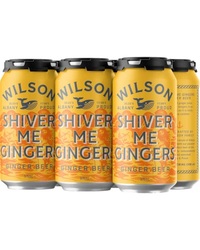 WILSON BREWING SHIVER ME GINGERS GINGER BEER 6 PACK x CANS 375ML - Image 1