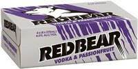 RED BEAR PASSIONFRUIT 24 x 375ml CANS - Image 1