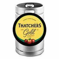THATCHERS GOLD APPLE MEDIUM DRY CIDER KEG 49.5 litre - Image 1