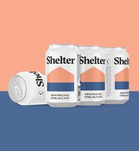 SHELTER 6.8% IPA 4 PACK x 375ML CANS - Image 1