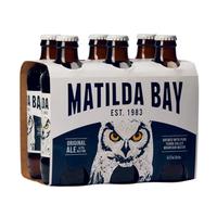 MATILDA OWL ORIGINAL ALE 6 PACK x 375ML STUBBIES - Image 1