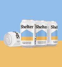 SHELTER 3.5% EXTRA PALE ALE 4 PACK x 375ML CANS - Image 1