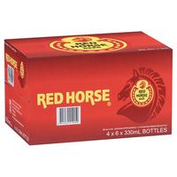 SAN MIGUEL 8% RED HORSE 24CTN X 330ML STUBBIES - Image 1
