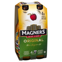 MAGNERS ORIGINAL CIDER 4 x 330ML STUBBIES - Image 1
