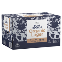 PURE BLONDE ORGANIC CIDER 24 x 355ML STUBBIES - Image 1
