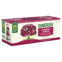 SOMERSBY CLOUDY 10 PACK CANS 375ML - Image 1