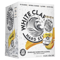 WHITE CLAW SELTZER MANGO 24 x 330ML CANS - Image 1
