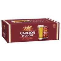 CARLTON DRAUGHT CANS CARTON 24 X CANS - Image 1