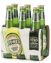 STONES PREMIUM GINGER BEER 4.8% 6 x 330ML STUBBIES - Image 1