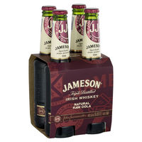 JAMESON RAW COLA 5% 4 x 333ml STUBBIES - Image 1
