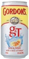GORDONS GIN and TONIC 24 x 375ML CANS - Image 1