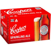 COOPERS SPARKLING ALE 24 X STUBBIES CARTON - Image 1