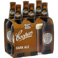 COOPERS DARK ALE 6 PACK STUBBIES - Image 1