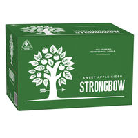 STRONGBOW SWEET CIDER 24 x 355ML STUBBIES - Image 1