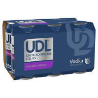 UDL PASSIONFRUIT 6 x 375ML CANS - Image 1