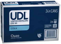UDL OUZO and COLA 24 x 375ML CANS - Image 1