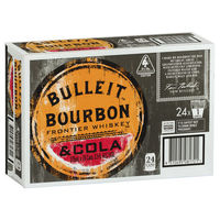 BULLEIT and COLA 4.5% 24 x 375ML CANS - Image 1