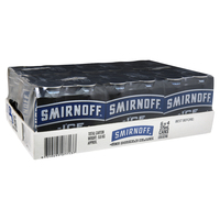 SMIRNOFF DOUBLE BLACK 24 x 375ML CANS   - Image 1