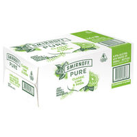 SMIRNOFF PURE LIME and SODA 24 x 330ML STUBBIES - Image 1