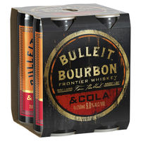BULLEIT and COLA 9% 4 x 250ML CANS - Image 1