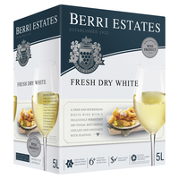 BERRI ESTATES FRESH DRY WHITE CASK 5L - Image 1