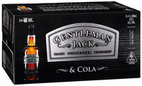 GENTLEMAN JACK and COLA 24 x 330ML STUBBIES - Image 1