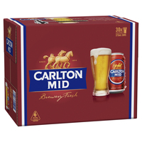CARLTON MID CANS BLOCK 30 CANS - Image 1