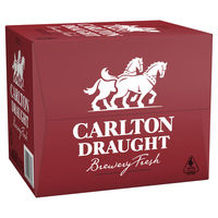 CARLTON DRAUGHT BOTTLE 750ML CARTON - Image 1
