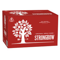 STRONGBOW ORIGINAL CIDER 24 x 355ML STUBBIES - Image 1