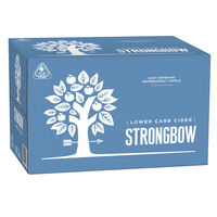 STRONGBOW CLEAR LOW CARB CIDER 24 x 355ML STUBBIES - Image 1