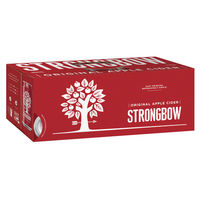 STRONGBOW ORIGINAL CIDER 10 PACK 375ML CANS - Image 1