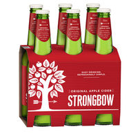 STRONGBOW ORIGINAL CIDER 6 x 355ML STUBBIES - Image 1