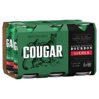 COUGAR and COLA 6 x 375ML CANS - Image 1