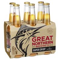 GREAT NORTHERN 3.5% SUPER CRISP 6 PACK STUBBIES - Image 1