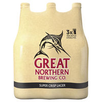 GREAT NORTHERN 3.5% SUPER CRISP 3 pack x 700ml Btls ctn - Image 1
