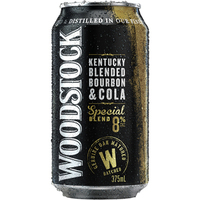 WOODSTOCK and COLA 8% 24 x 375ML CANS - Image 1